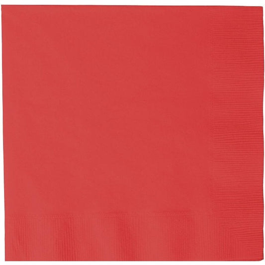 Apple Red Value Solid Luncheon Napkins