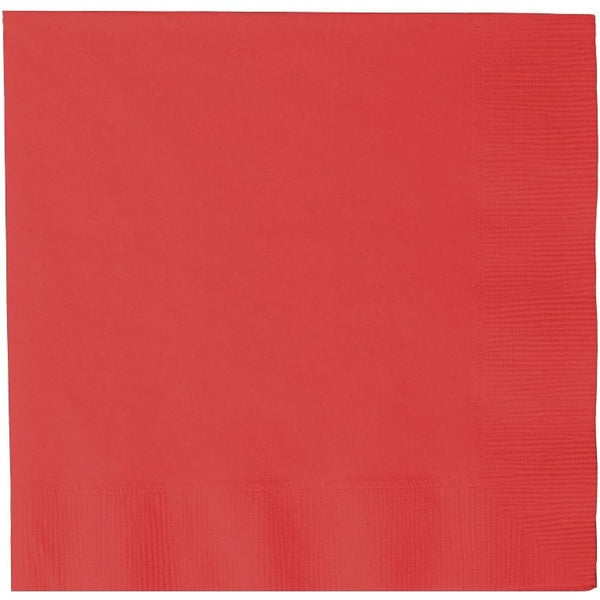 Apple Red Value Solid Luncheon Napkins