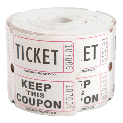Double Roll AuCountion Tickets 500 Per Roll