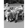 Avanti Party Poopers Couple On Bench Birthday Greeting Card