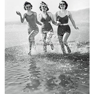 Avanti Women Running On Beach Birthday Greeting Card