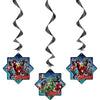 Avengers Hanging Swirl Decorations, 26", 3 Count