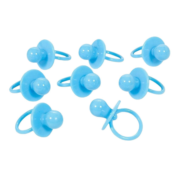 Baby Shower Large Pacifier Charms - Blue