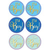 Baby Shower Sticker Seals - Boy