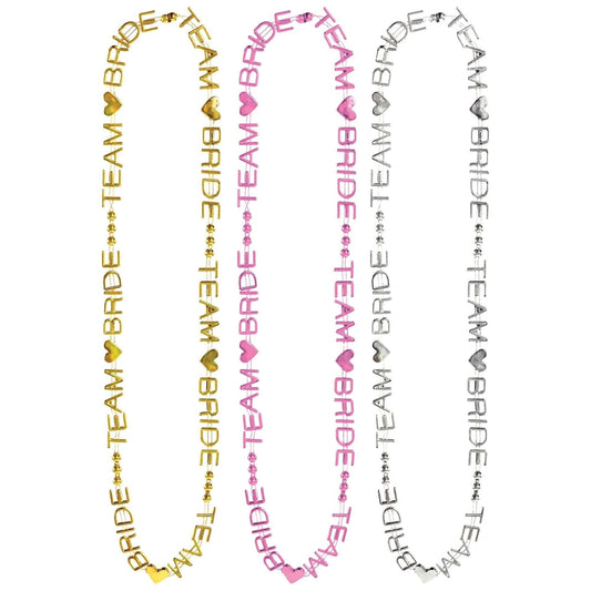 Bachelorette Team Bride Word Beads