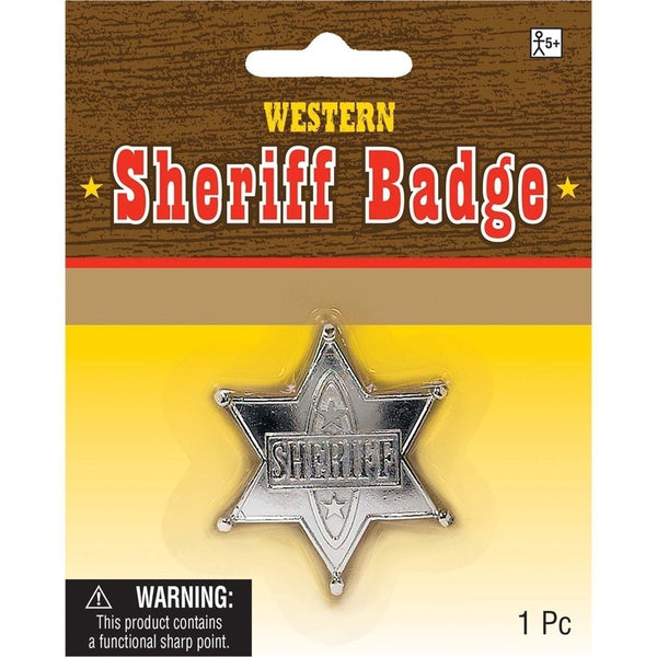 Sheriff Badge - Silver