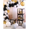 Balloon Box - Love Blocks Black 12X 12X 12 4 Count