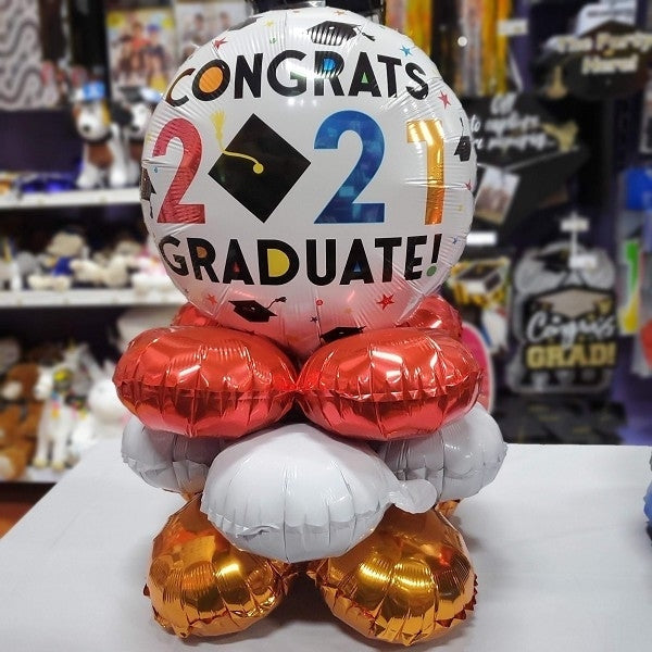 Graduation Air-Filled Balloon Centerpiece