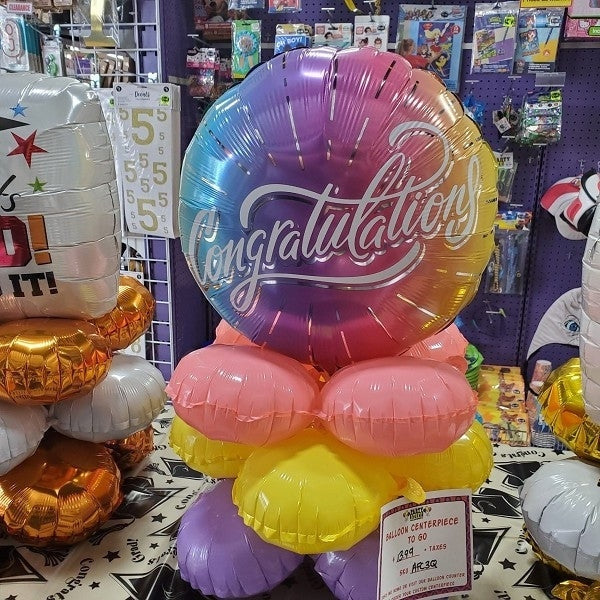 Graduation Air-Filled Balloon Centerpiece