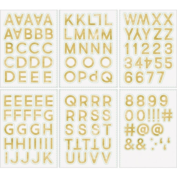 Balloon Stickers - Gold