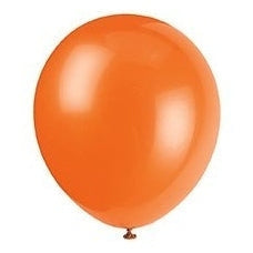 Balloon - U 12" 72 Count Pumpkin Orange