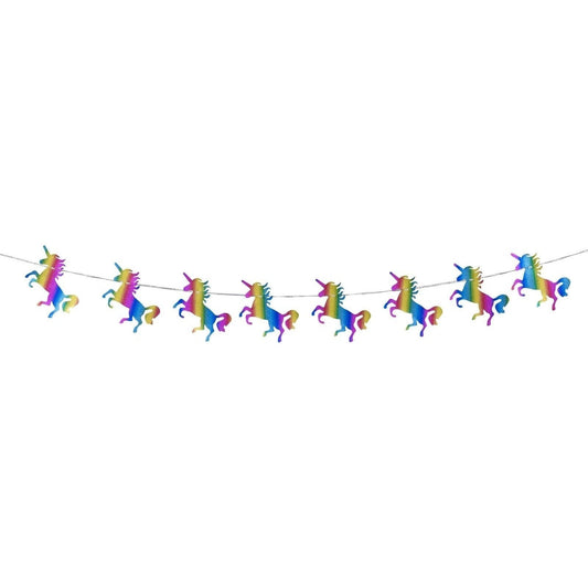 Banner - 11" Diamond Unicorn Rainbow