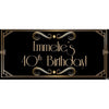 Banner - Custom Deluxe Birthday Gold Gala