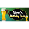 Banner - Custom Deluxe Birthday Green Cheers