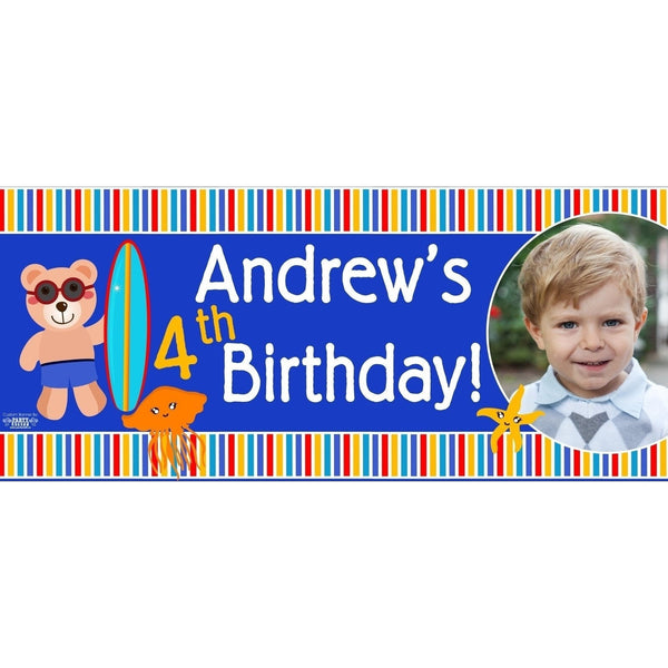 Banner - Custom Deluxe Birthday Ocean With PiCounture