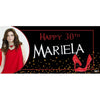 Banner - Custom Deluxe Birthday Red High Heels With PiCounture