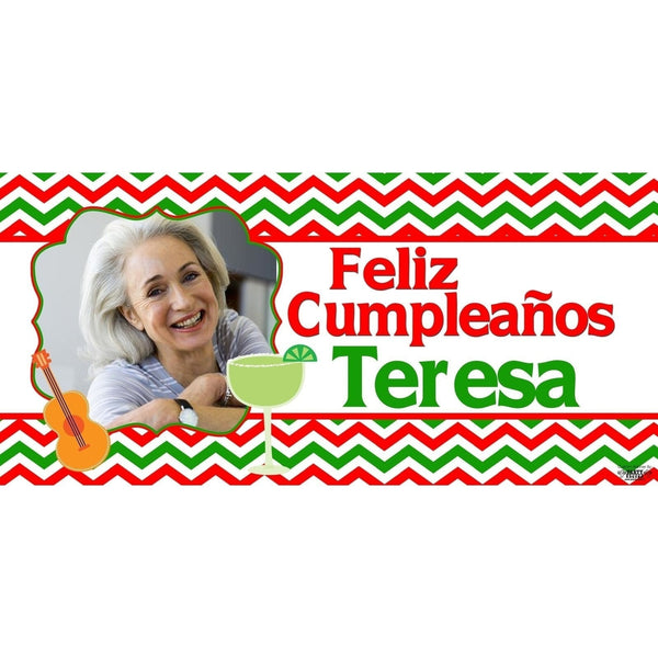 Banner - Custom Deluxe Birthday Spanish Birthday With PiCounture