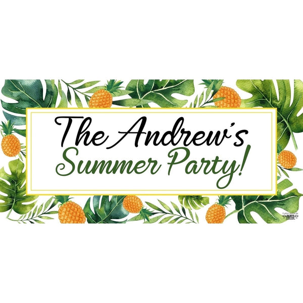 Banner - Custom Deluxe Party Tropical