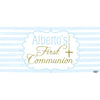 Banner - Custom Deluxe Religious Blue & Gold