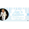 Banner - Custom Deluxe Religious Blue Stripes With PiCounture