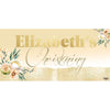 Banner - Custom Deluxe Religious Flowers & Gold