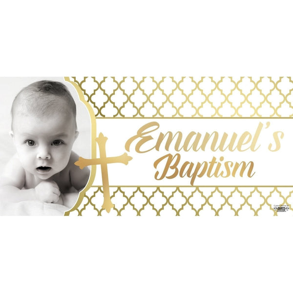 Banner - Custom Deluxe Religious Gold With PiCounture