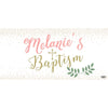 Banner - Custom Deluxe Religious Pink & Gold Dots With Branch