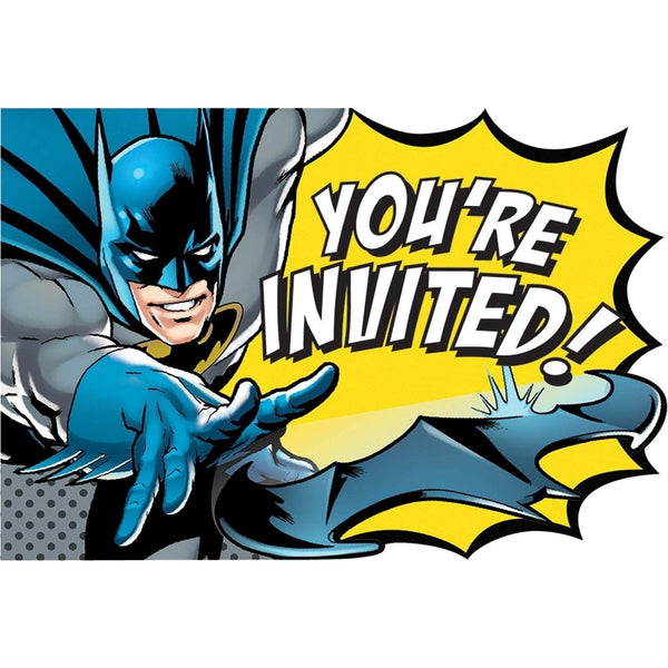 Batman Tm Heroes Unite Postcard Invitations