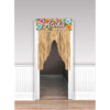 Beachy Blooms Door Curtain