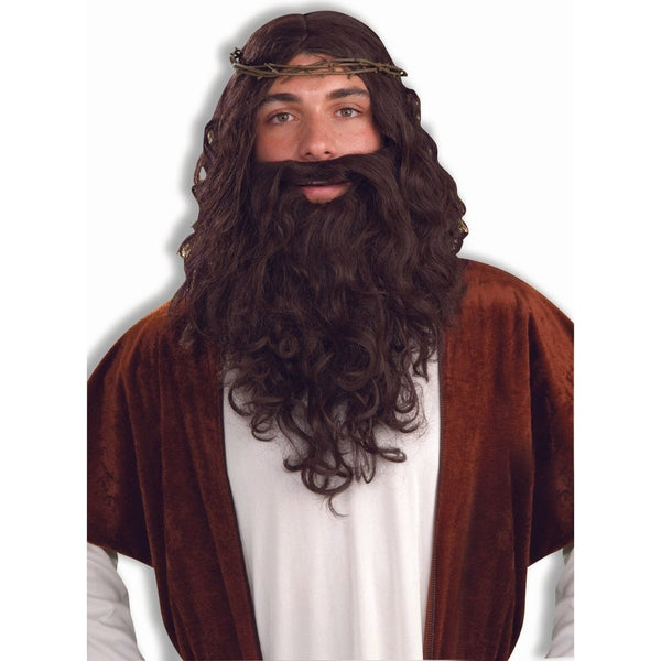 Wig - Jesus W/Beard & Thorns