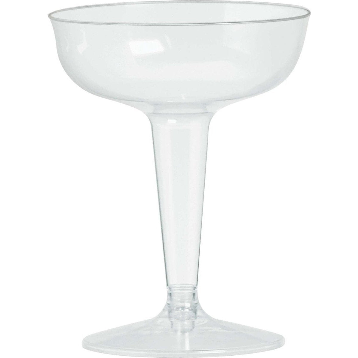 Big Party Pack Clear Plastic Champagne Glasses, 4Oz.
