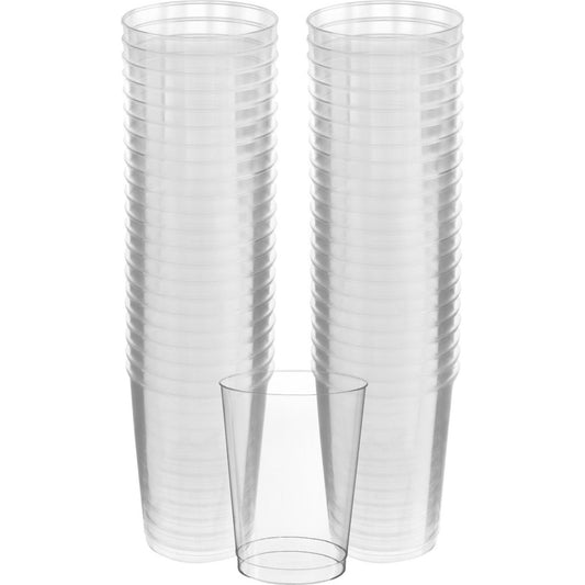 Big Party Pack Clear Plastic Tumblers, 10Oz.