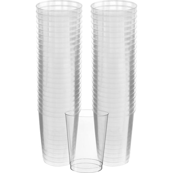Big Party Pack Clear Plastic Tumblers, 10Oz.
