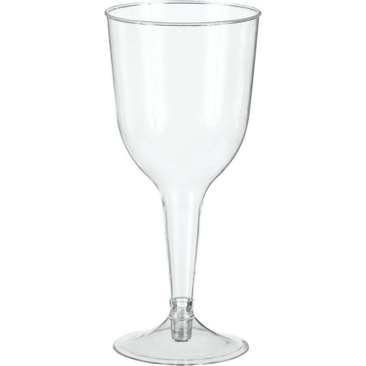 Big Party Pack Clear Plastic Wine Glasses, 10Oz.