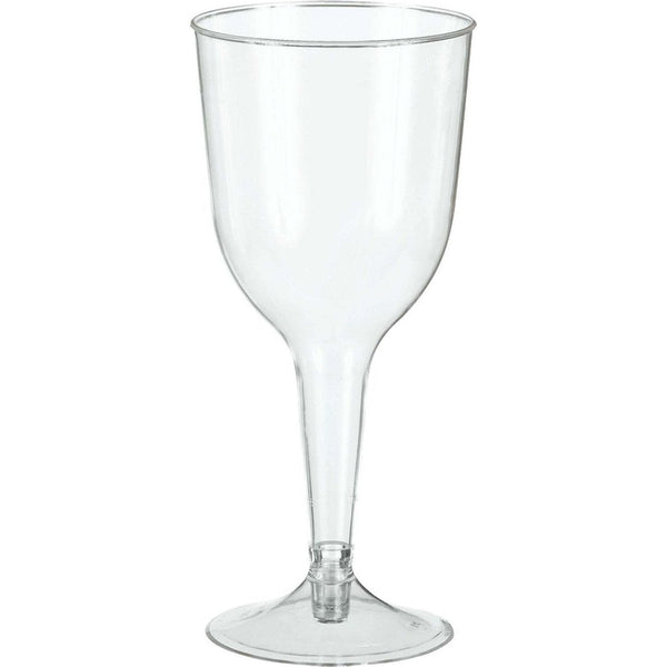 Big Party Pack Clear Plastic Wine Glasses, 10Oz.