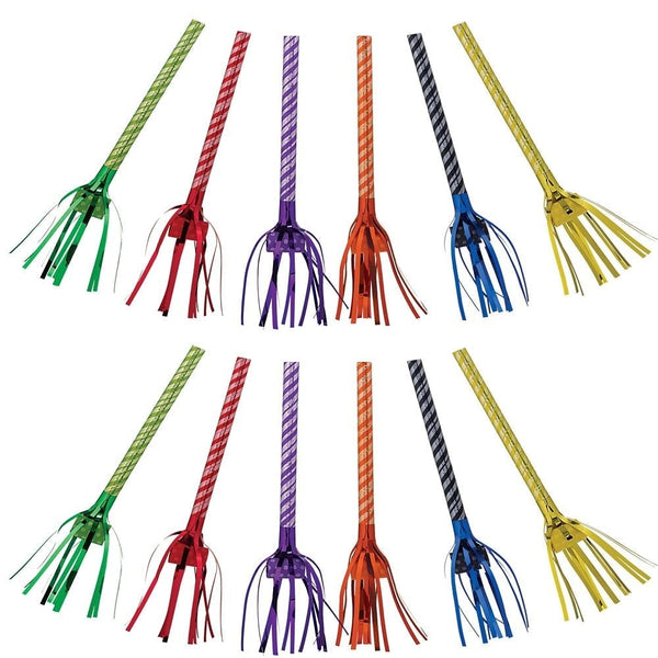 Birthday Accessories Rainbow Fringed Blowouts