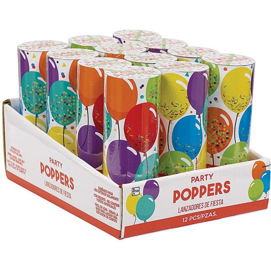 Birthday Celebration Confetti Poppers