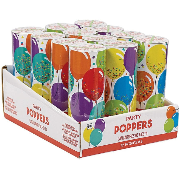 Birthday Celebration Confetti Poppers