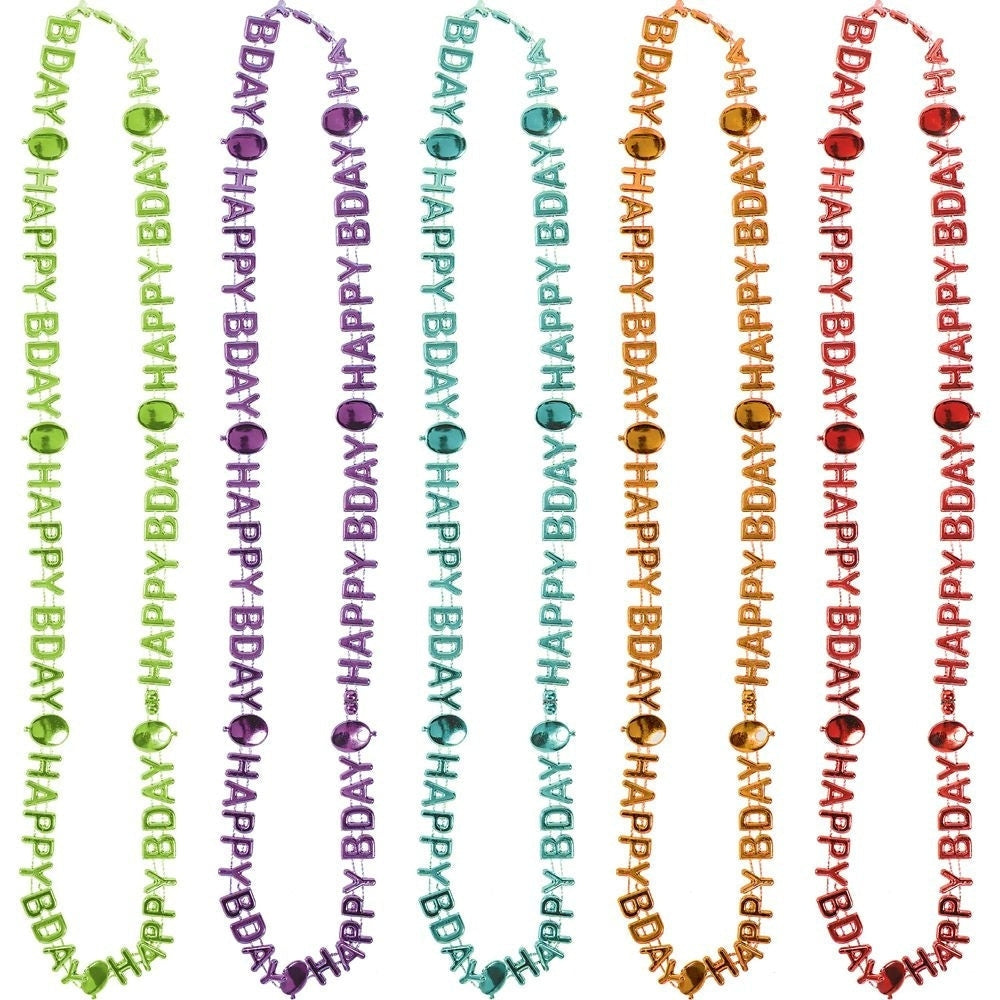 Birthday Celebration Necklaces