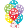 Birthday Celebration Printed Latex Balloons