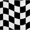 Black And White Check Beverage Napkins