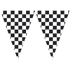 Black And White Check Flag Banner