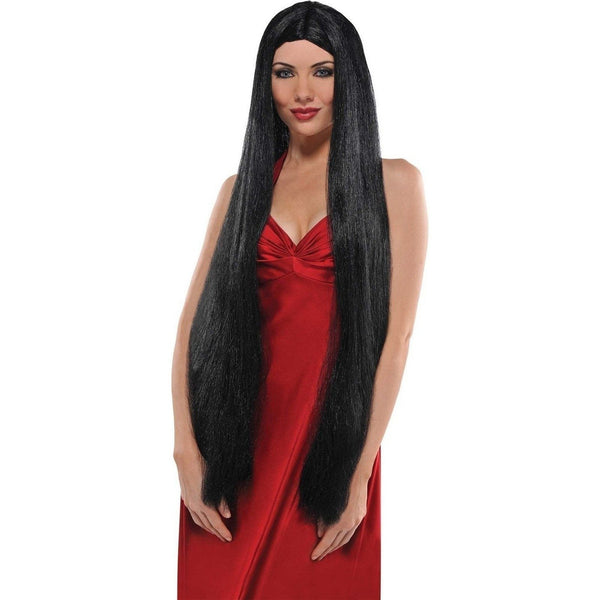 Long Black Wig