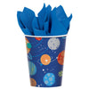Blast Off Birthday Cups, 9 Oz.