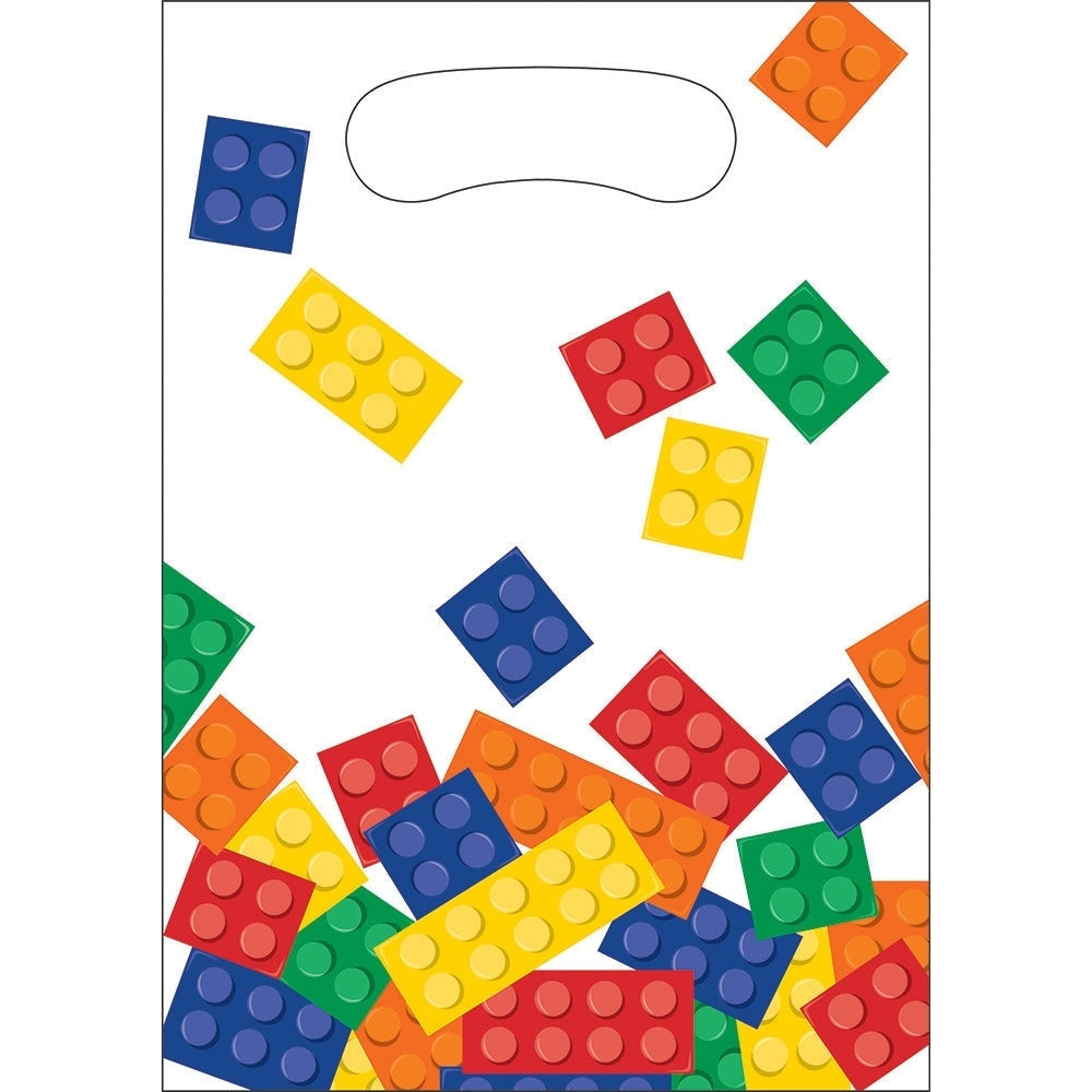 Block Party Favor Bags Lego Inspired