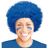 Blue Curly Wig
