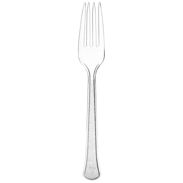 Boxed, Heavy Weight Forks, 20 Count. - Clear
