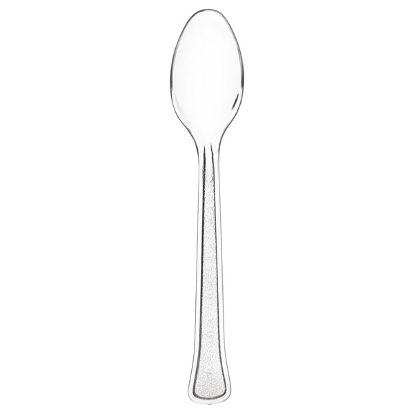 Boxed, Heavy Weight Spoons, 20 Count. - Clear