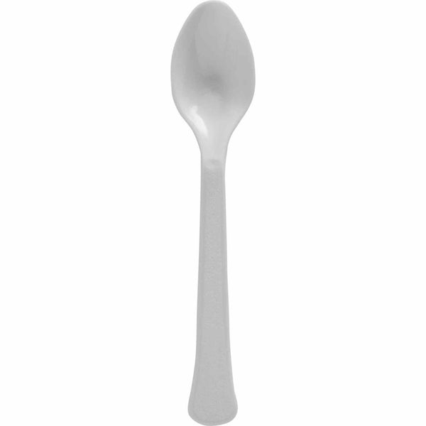 Boxed, Heavy Weight Spoons, 20 Count. - Silver