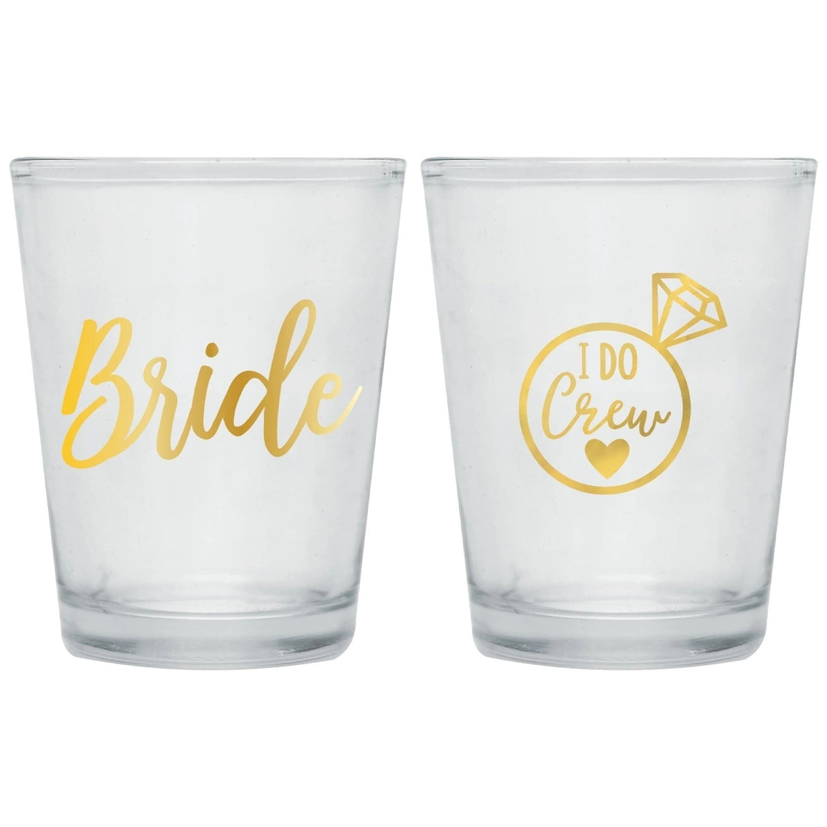 Bride & I Do Crew Shot Glasses